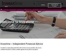 Tablet Screenshot of investline.co.uk